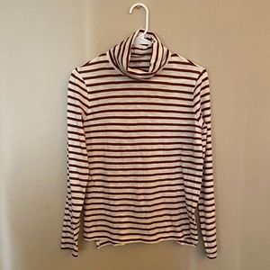 Madewell Striped Turtle Neck Long Sleeve